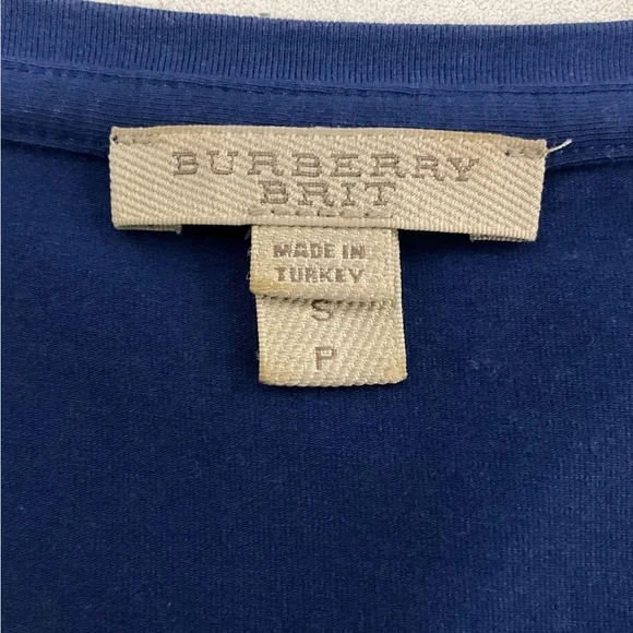 Burberry Navy 3/4 Sleeve Top - Picture 6 of 6
